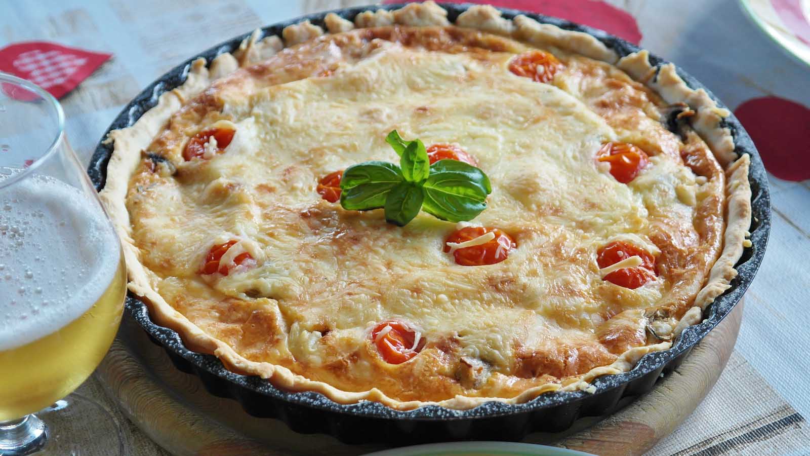 Traditional French Food Quiche Lorraine
