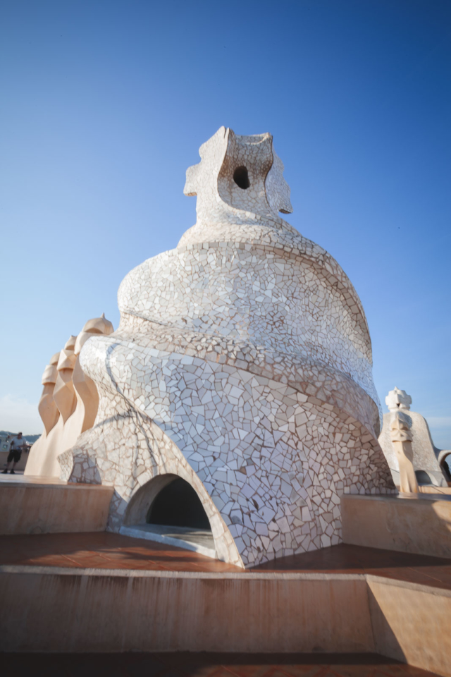 casa mila barcelona by gaudi