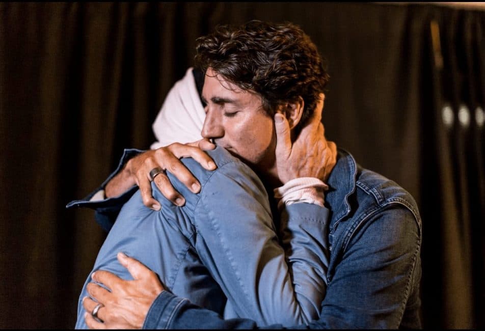 Gord Downie with Prime Minister
