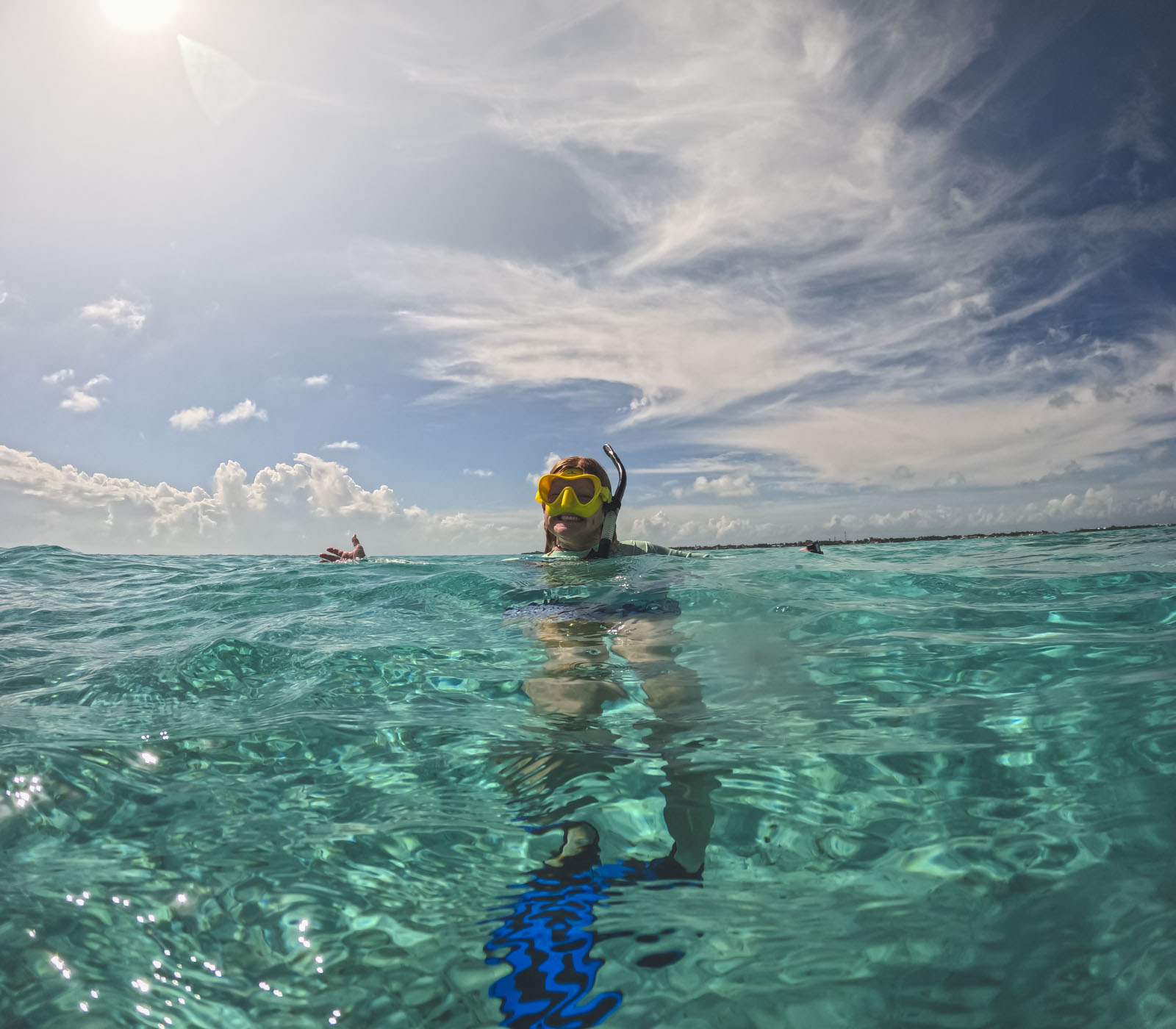 Snorkeling at the Great Blue Hole in Belize