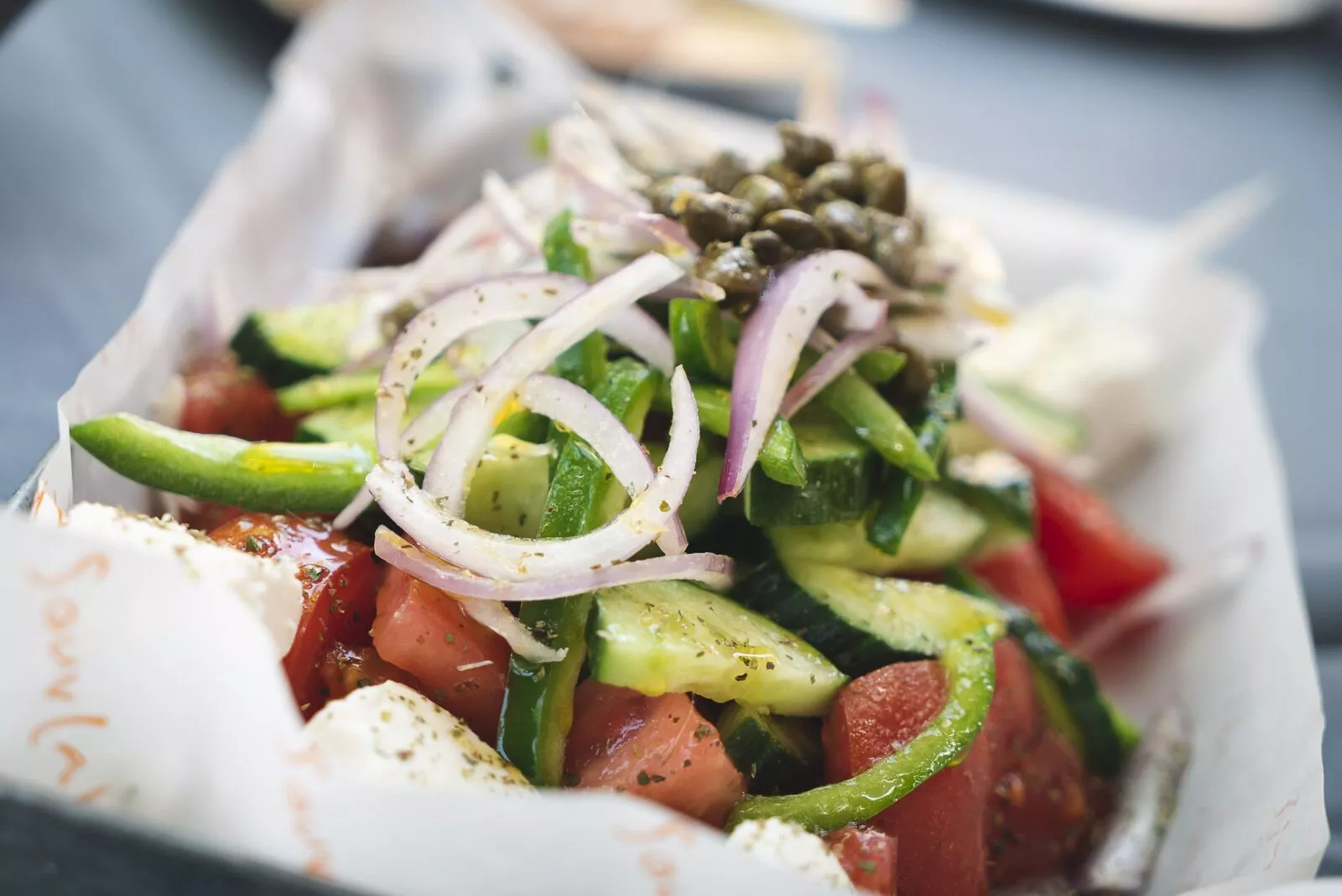 How much does food cost in Greece Greek Salad