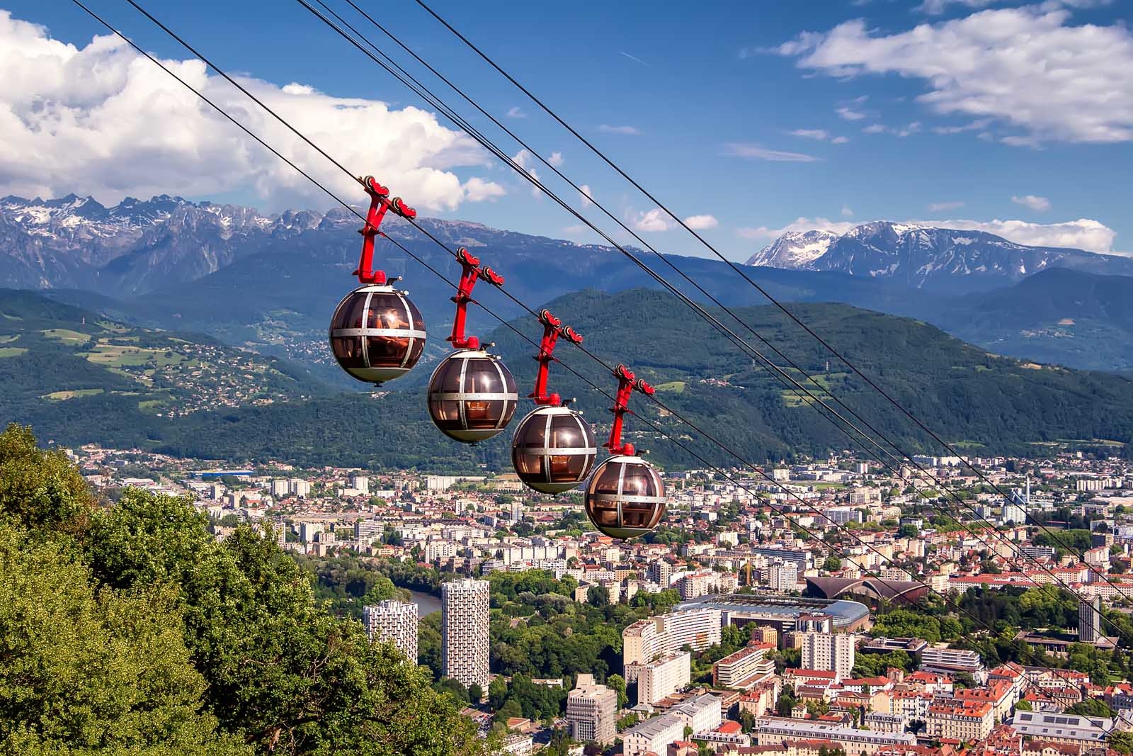 Beautiful french city of Grenoble France