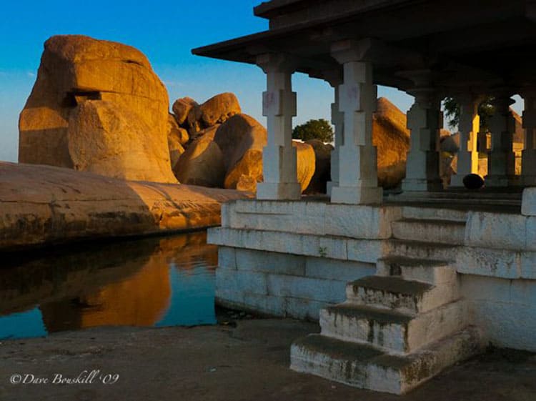 hamakuta hill ruins of hampi india