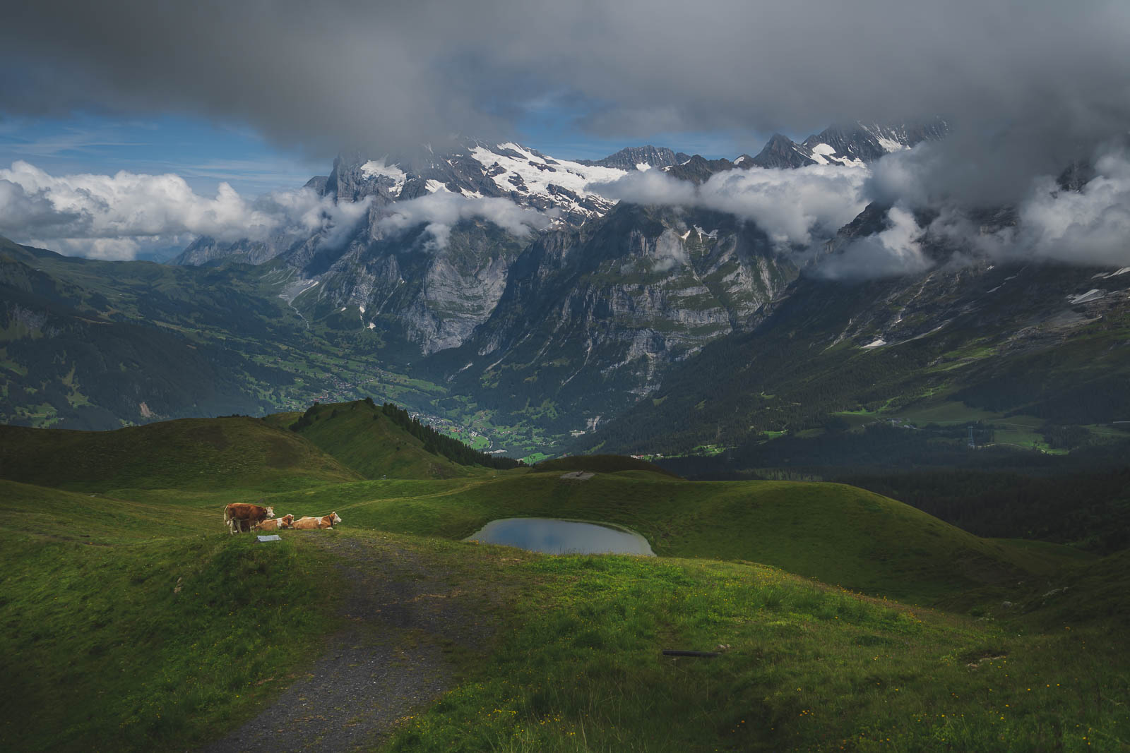 Hikes in Switzerland Maanlichen to Kleinsheidegg