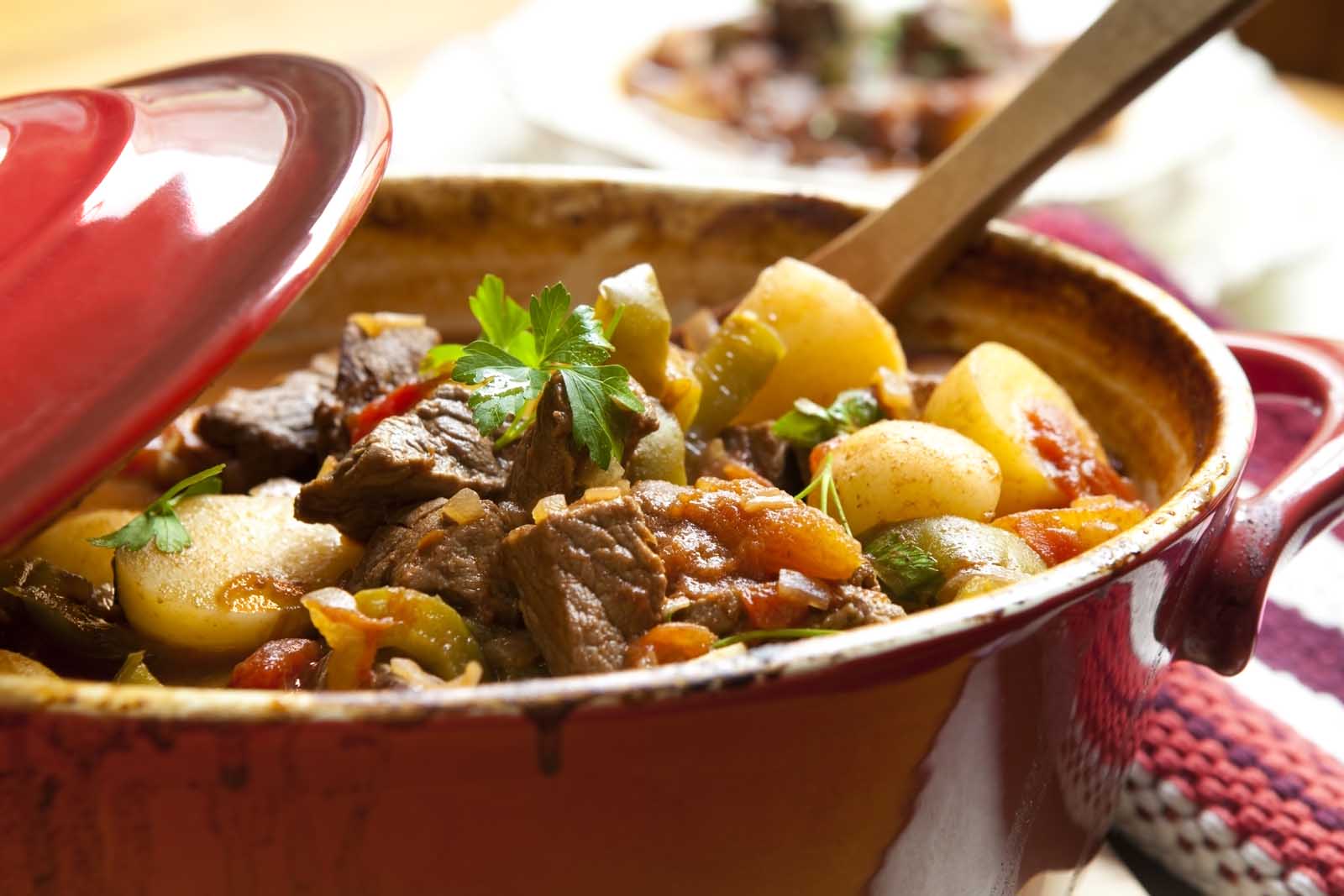 Traditional Hungarian Food Porkolt Beef Stew