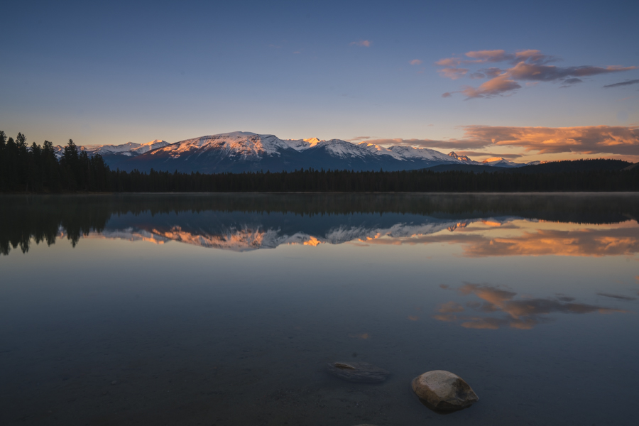 Sunrise in JAsper after the Rocky Mountaineer