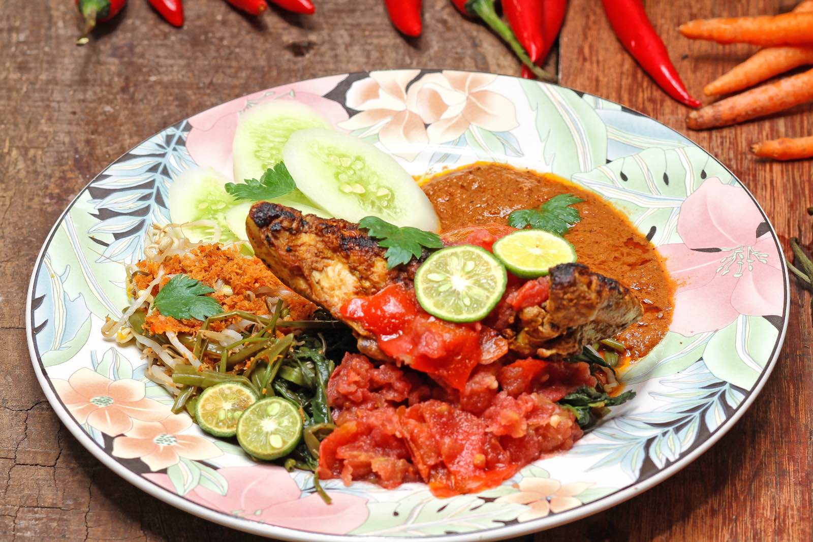 Indonesian Food Ayam Taliwang Spicy Chicken