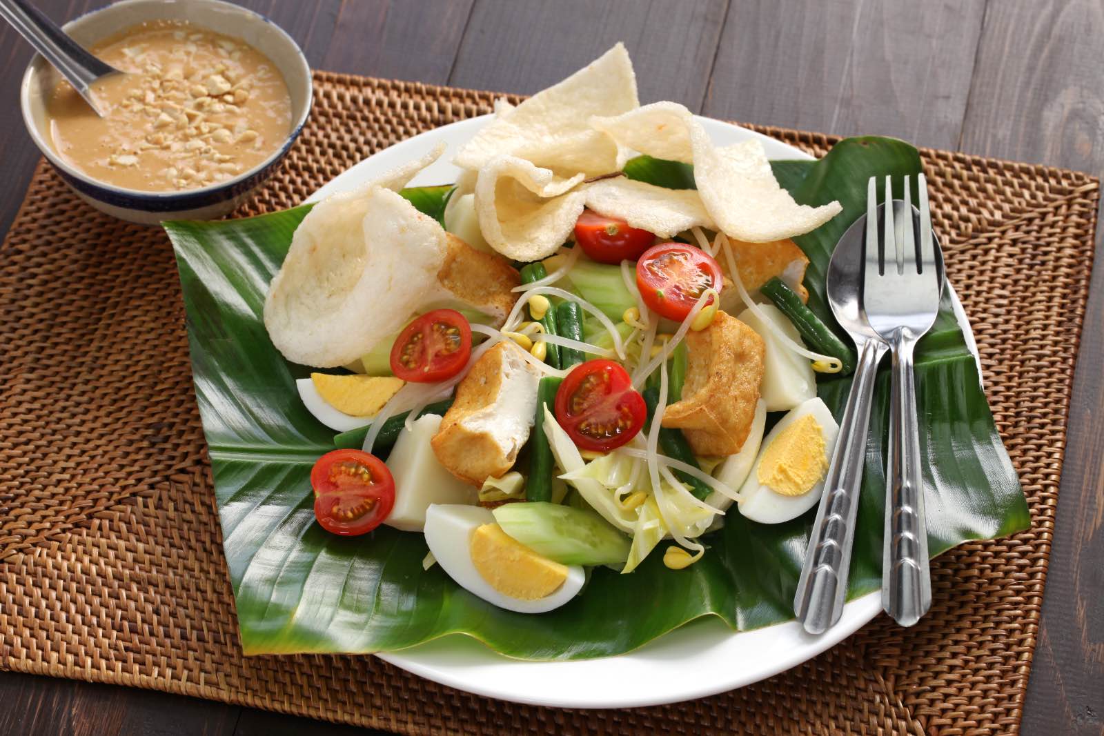 Indonesian Food Gado Gado Mixed Salad