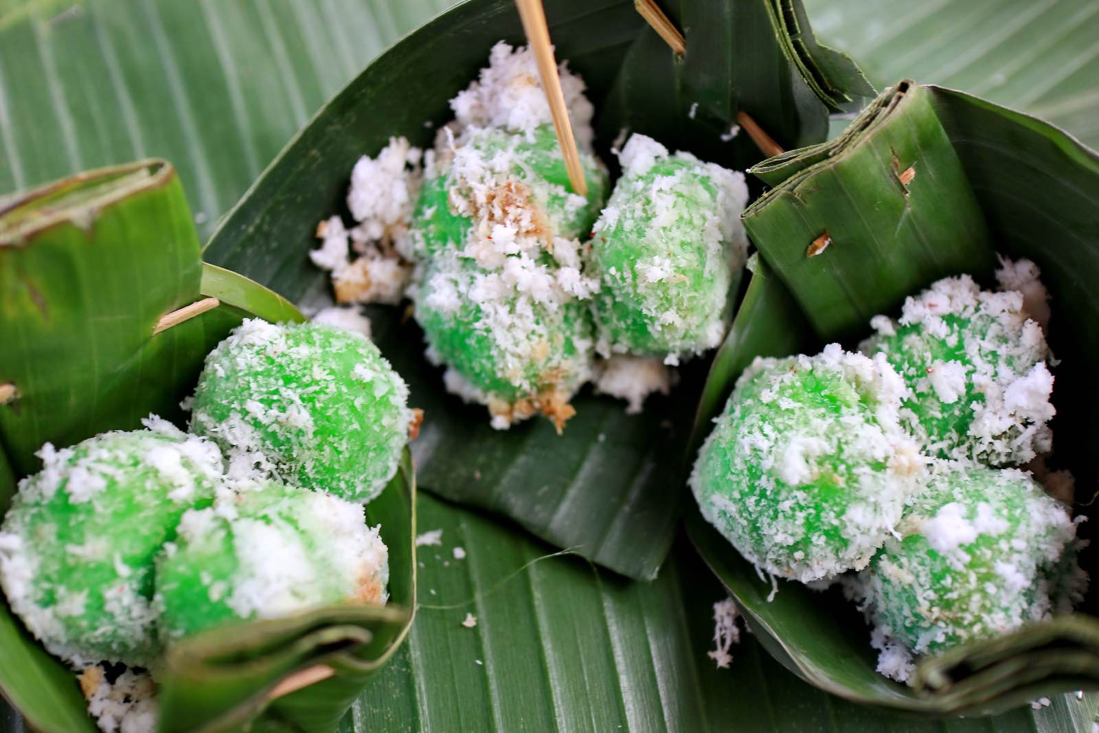 Indonesian Food Klepon Sweet Rice Cake
