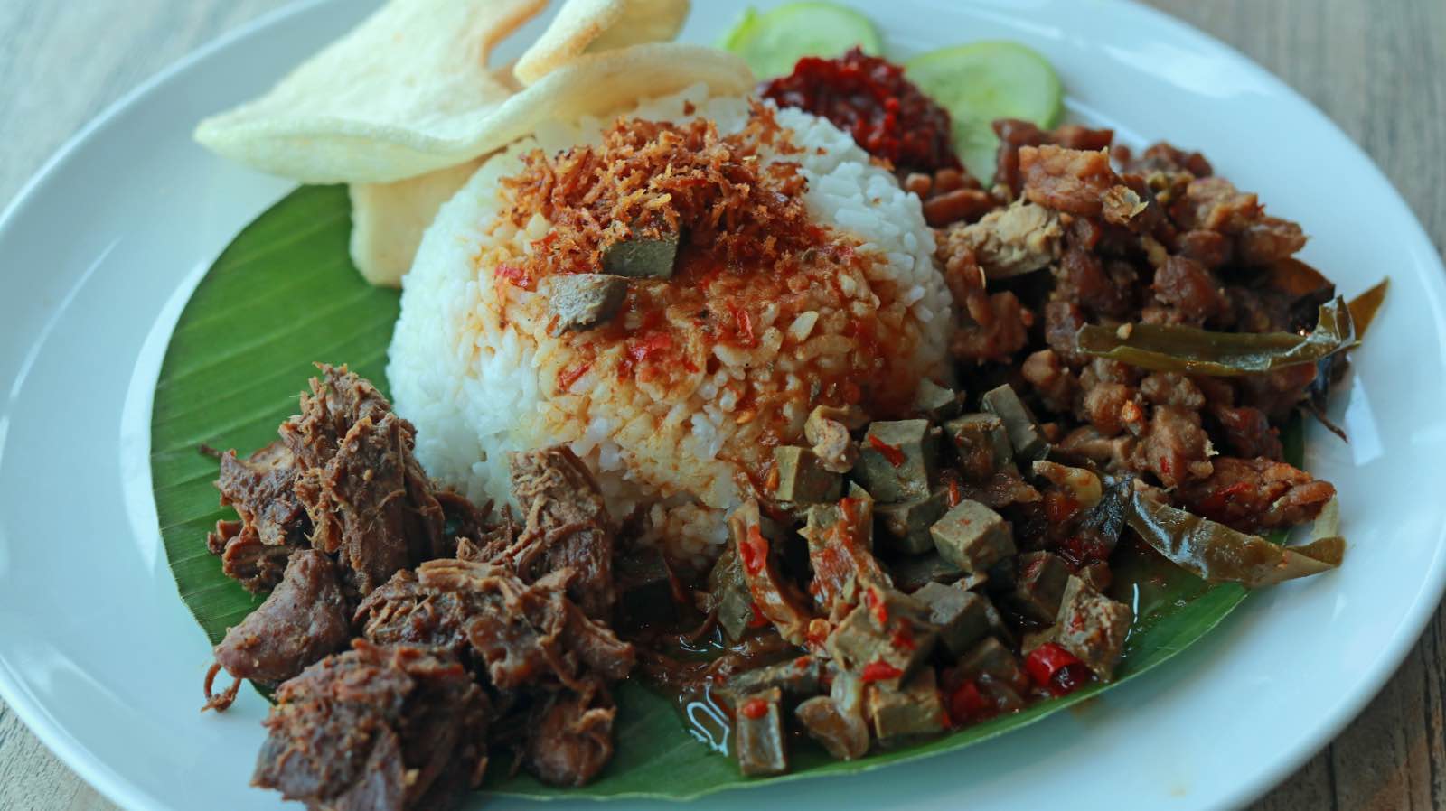 Indonesian Food Nasi Padang Fried Rice