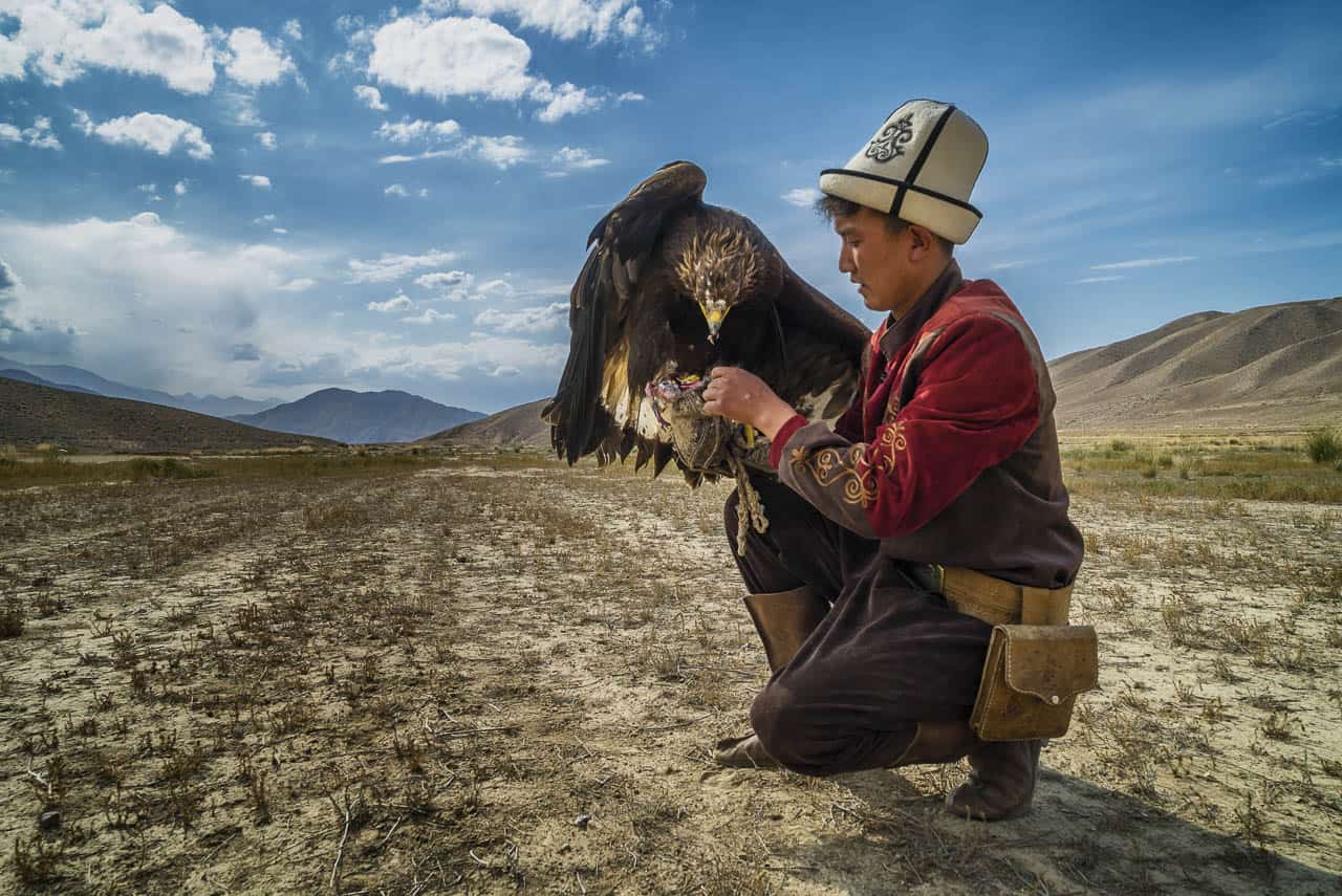 The Eagle hunters of Issyk Kul Lake