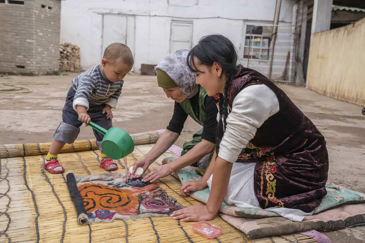 Golden Thimble Workshop on the south shore of Issyk Kul Lake