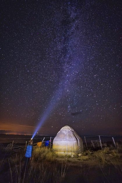 Issyk kul lake stars