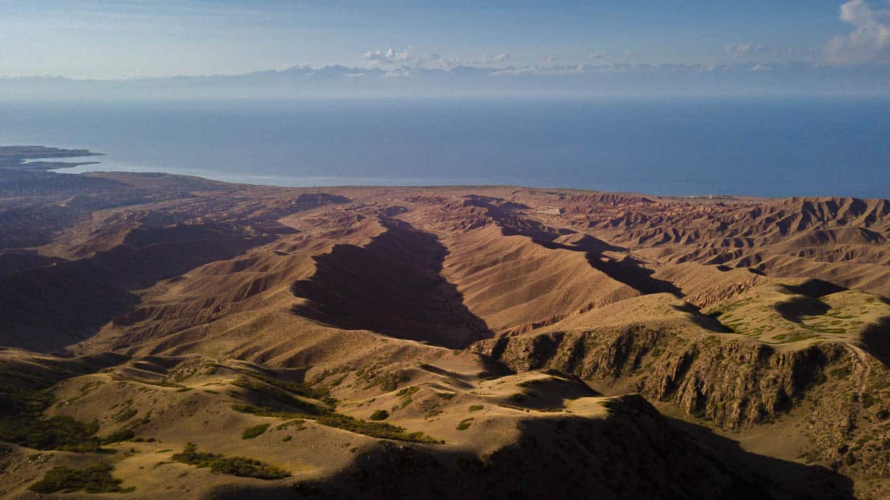 Issyk Kul Lake view