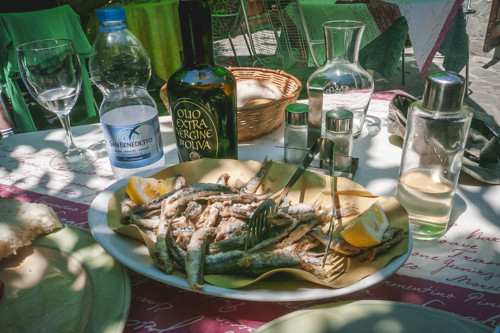 Italian Food Fritto di Sardine