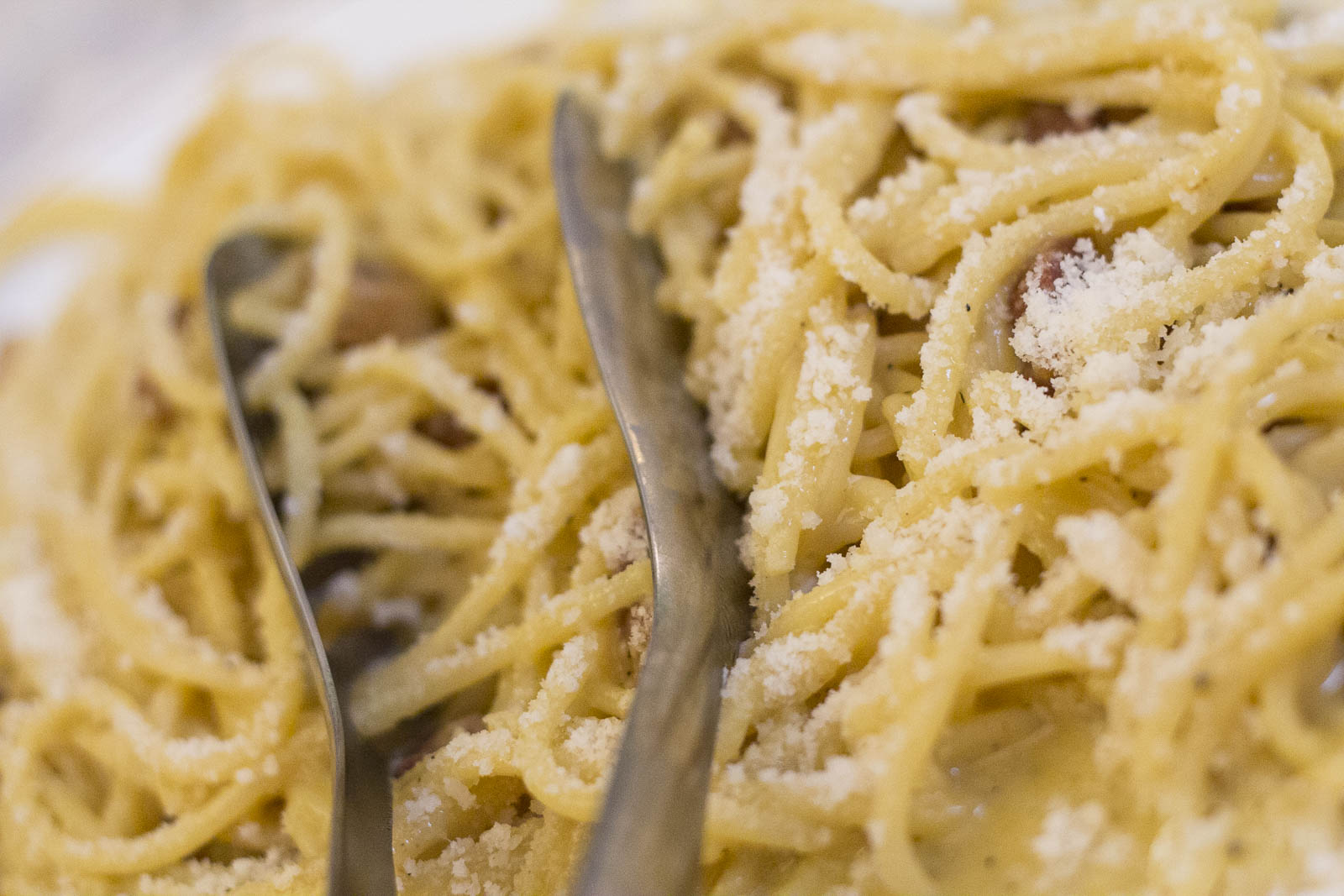 Italian Food Spaghetti carbonara