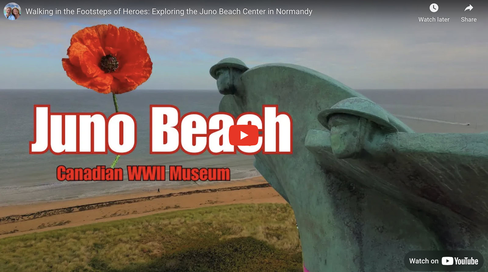 Juno Beach Memorial Normandy France Video