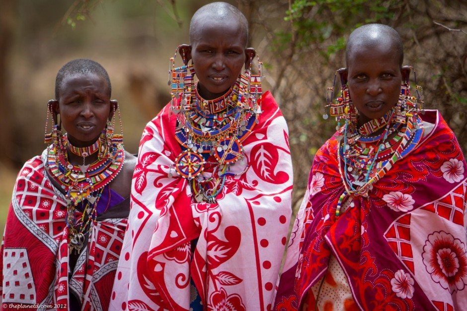 Kenya-Masai-Villagers