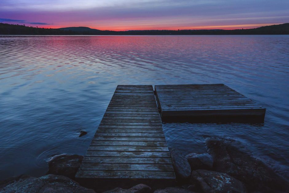 Sunset on Lake Rosseau in Muskoka, Ontario