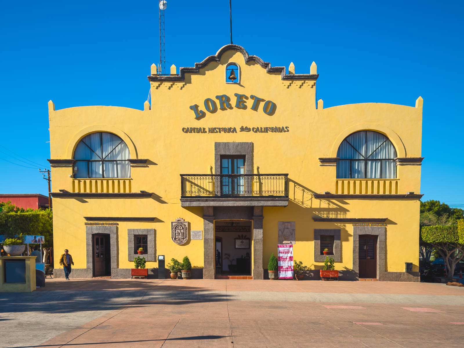 Town hall in Loreto Baja Mexico