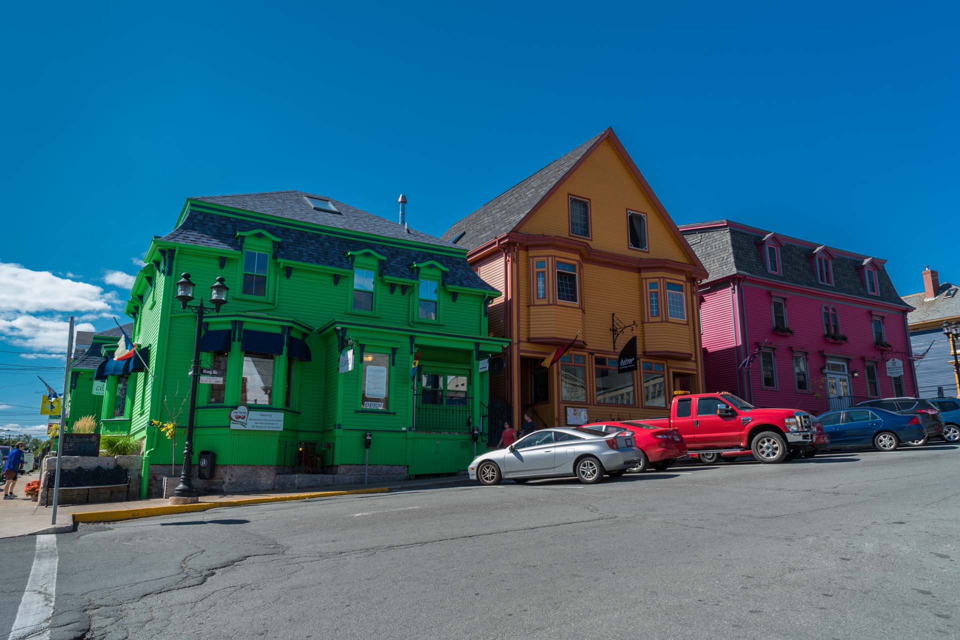 painted buildings historic downtown lunenburg