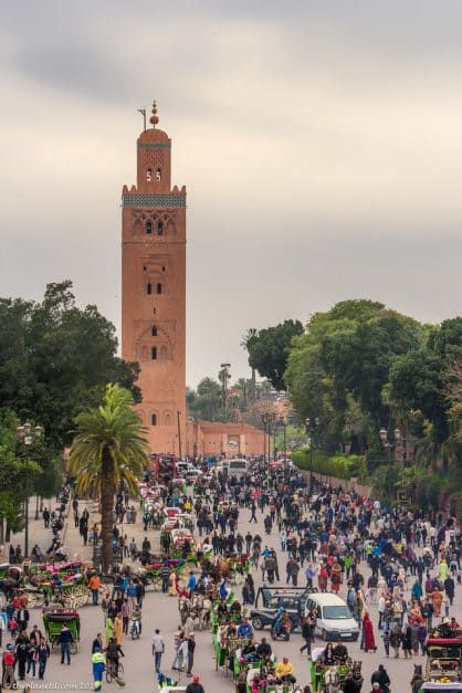 Marrakech crowd
