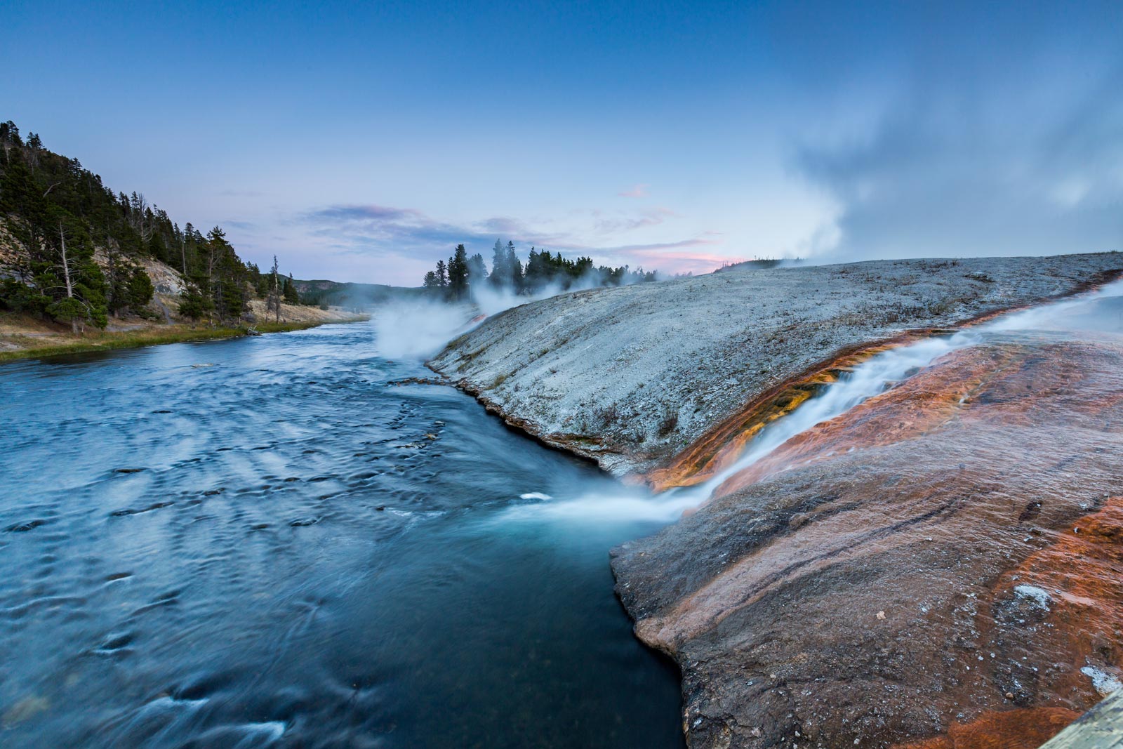 Hiking the Midway Geyser Basin in Yellowstone