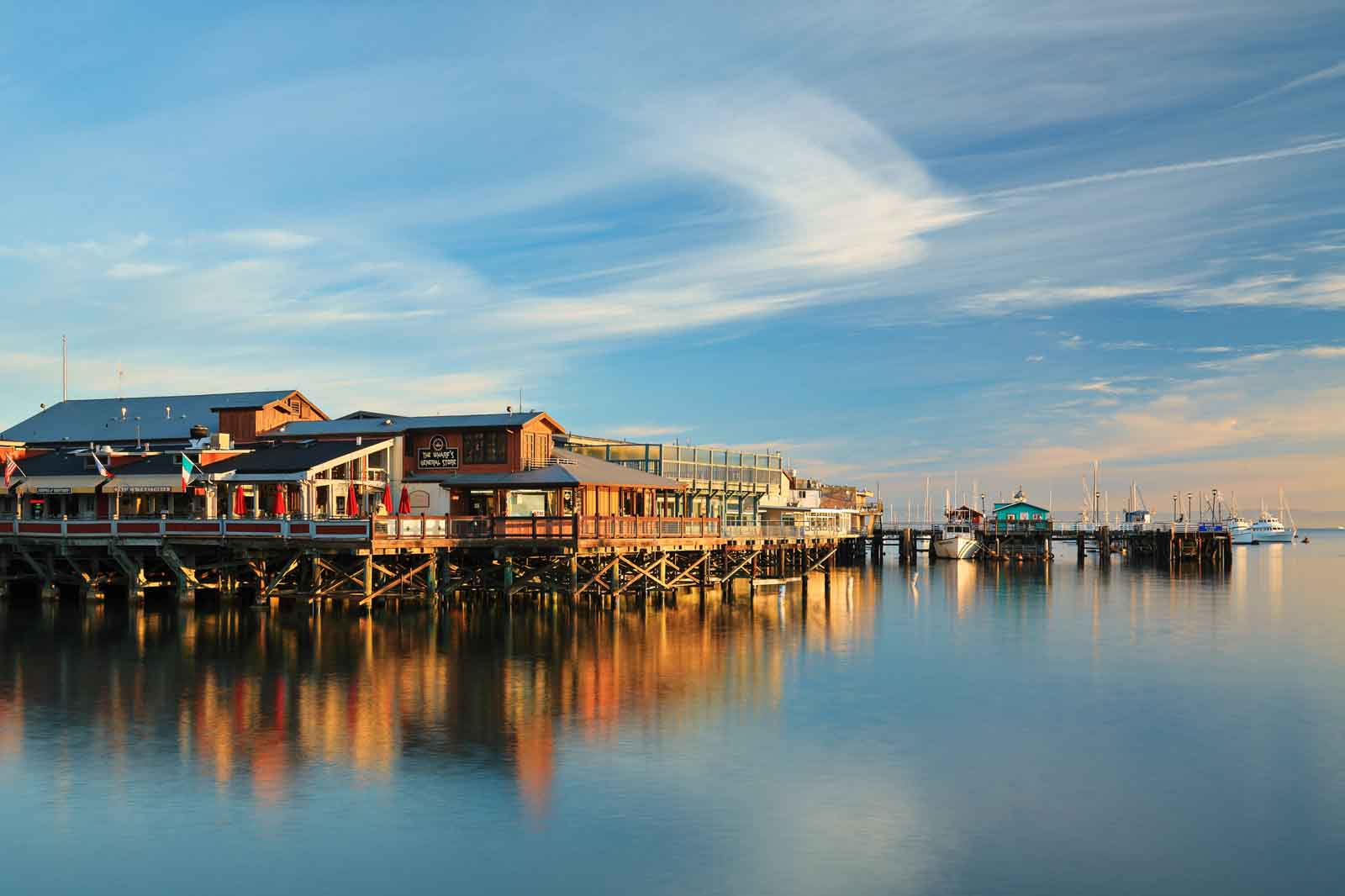 Fishermans Wharf in Monterey California