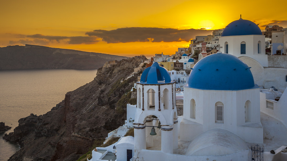 most beautiful cities in europe santorini