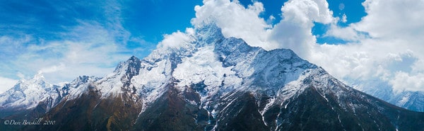 panorama of mount everest