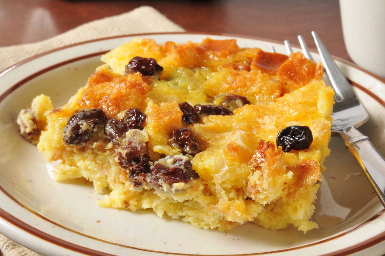 New Orleans food Bread pudding