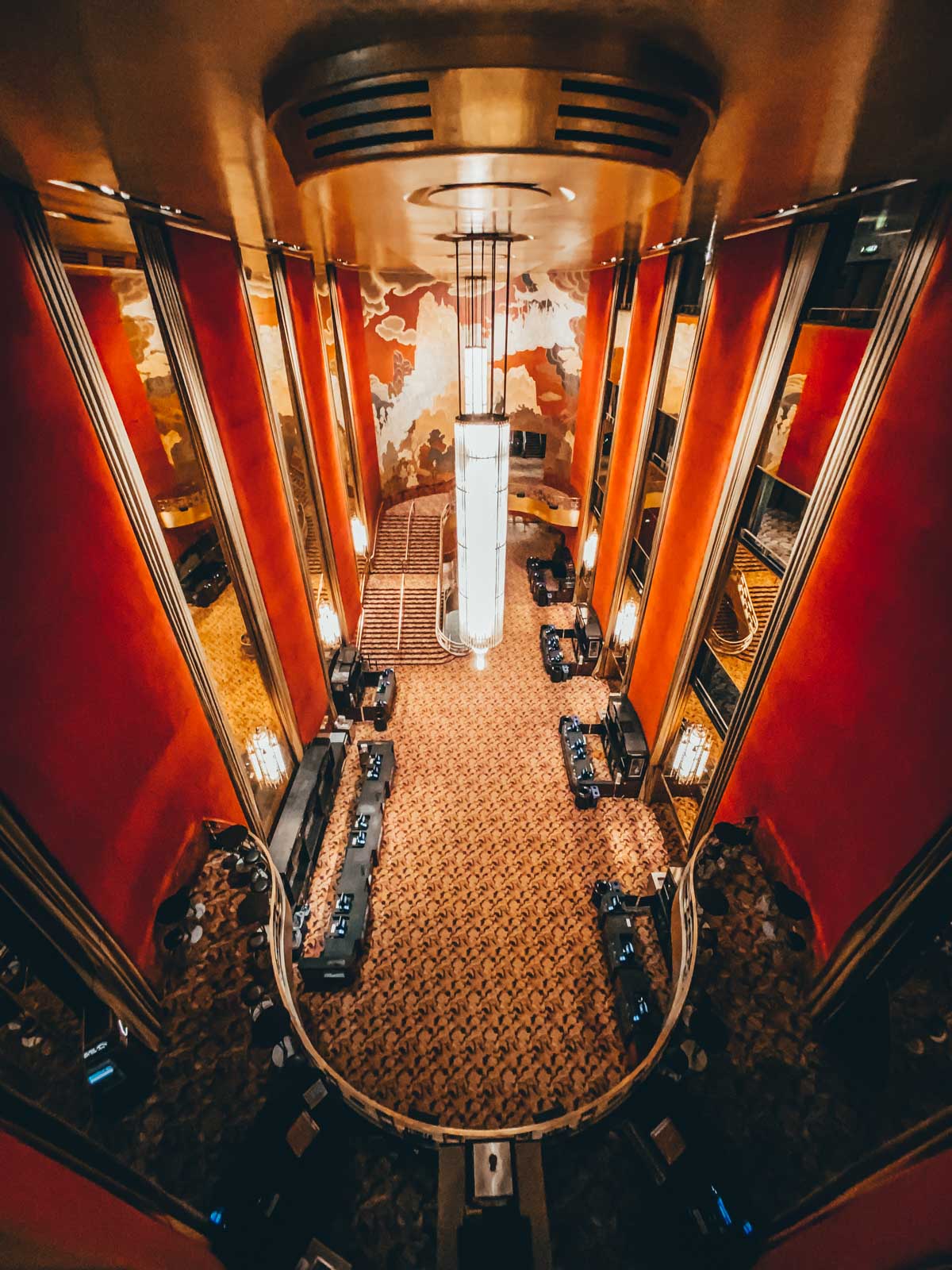 New York At Night Radio City Music Hall inside