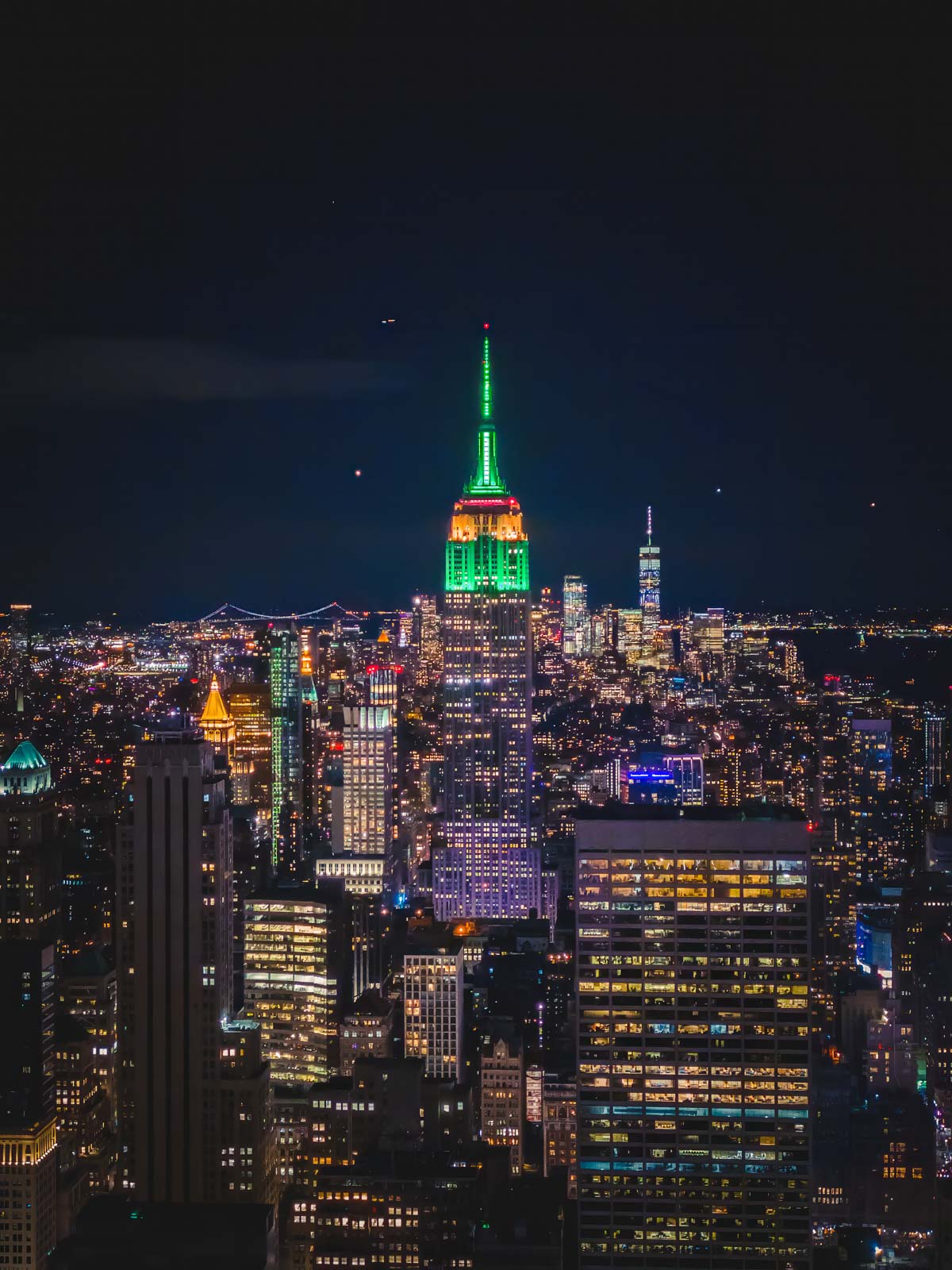 View of New York at niche from the Rockefeller Center