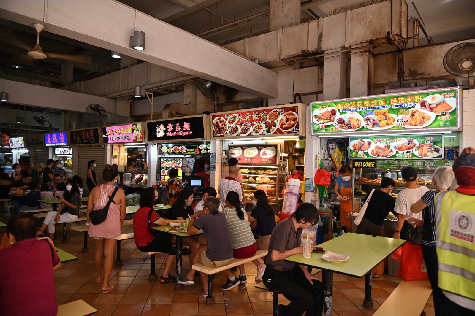 Newton food Center near Orchard Road singapore