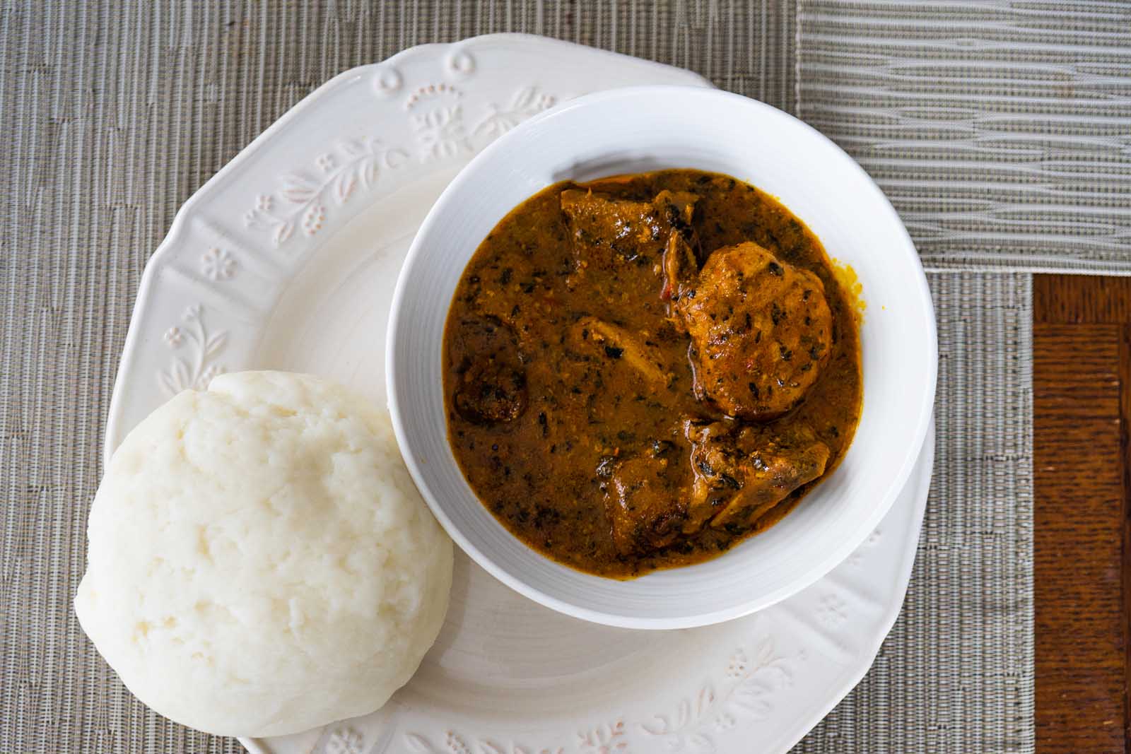 Nigerian Foods Ogbono Soup Mango Seed Soup