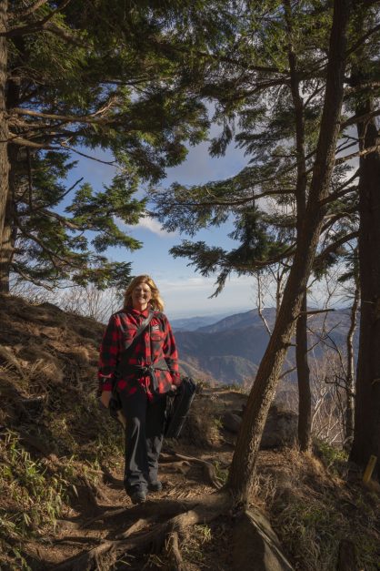 Hiking up Mount Hangetsu in Nikko Japan