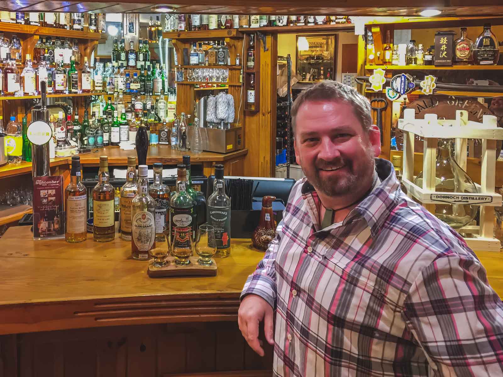 North Coast 500 Dornoch Whiskey Bar