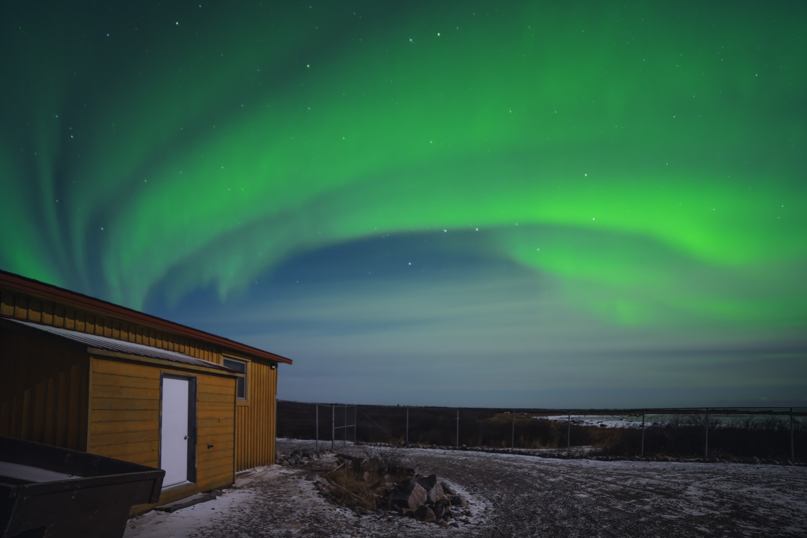 where to see the northern lights in Canada Churchill Manitoba