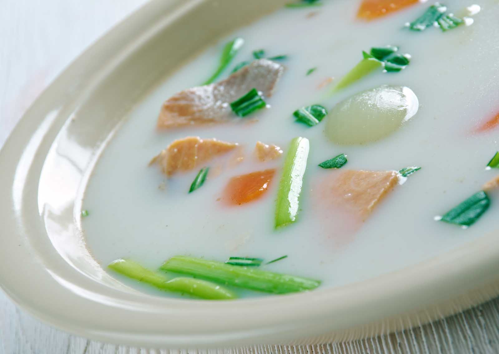 Bergensk Fiskesuppe Traditional Norwegian Dishes