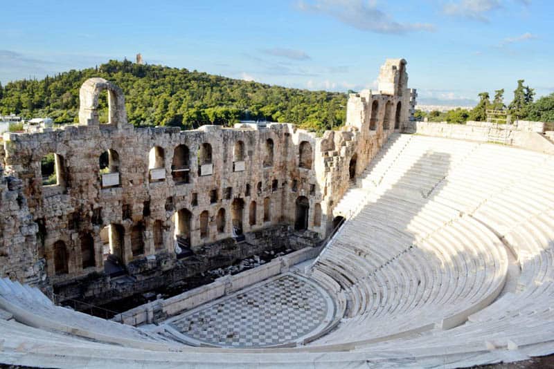 Odeon of Herodes Atticus neighborhoods in athens