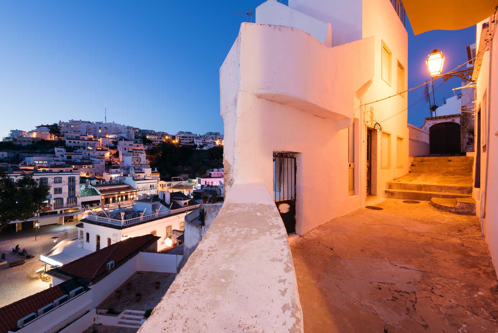 The historic old town of Albufeira.