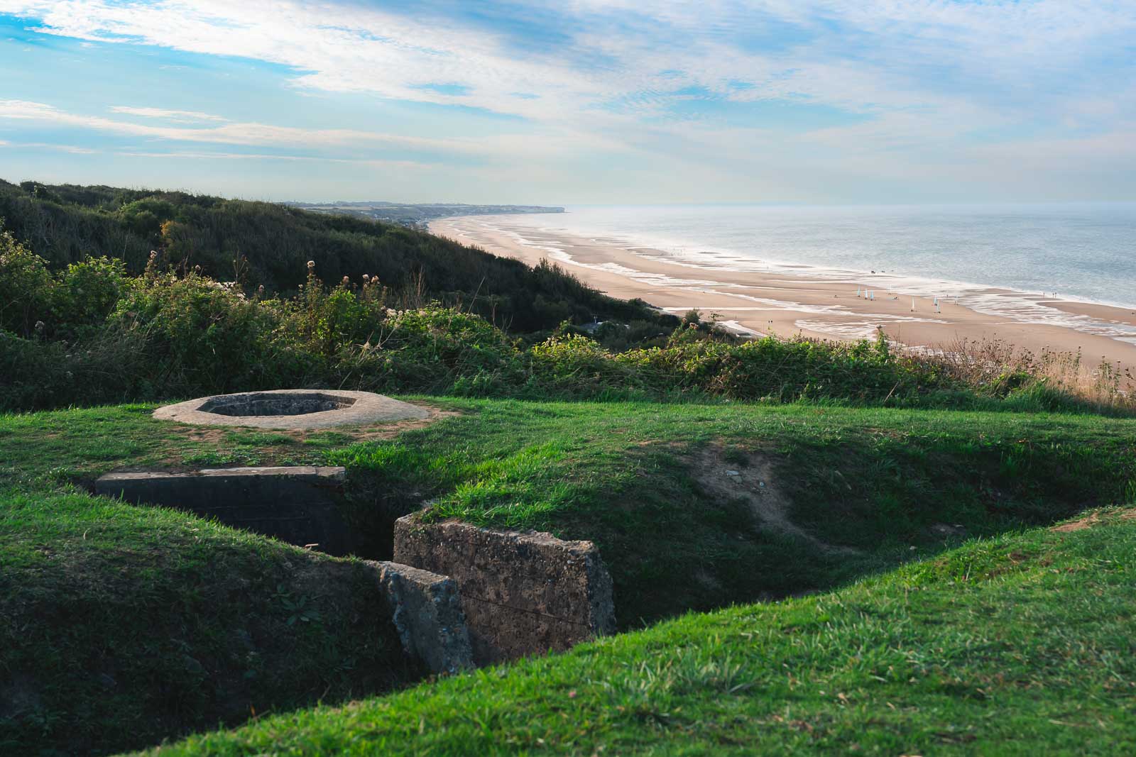 Omaha Beach Overlook in Normandy France