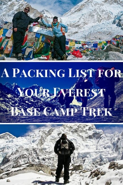 Packing List for Everest Base Camp