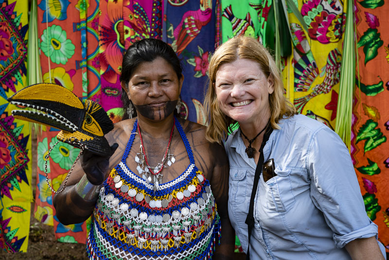 Handicrafts from Embera tribe on Panama Canal Cruise