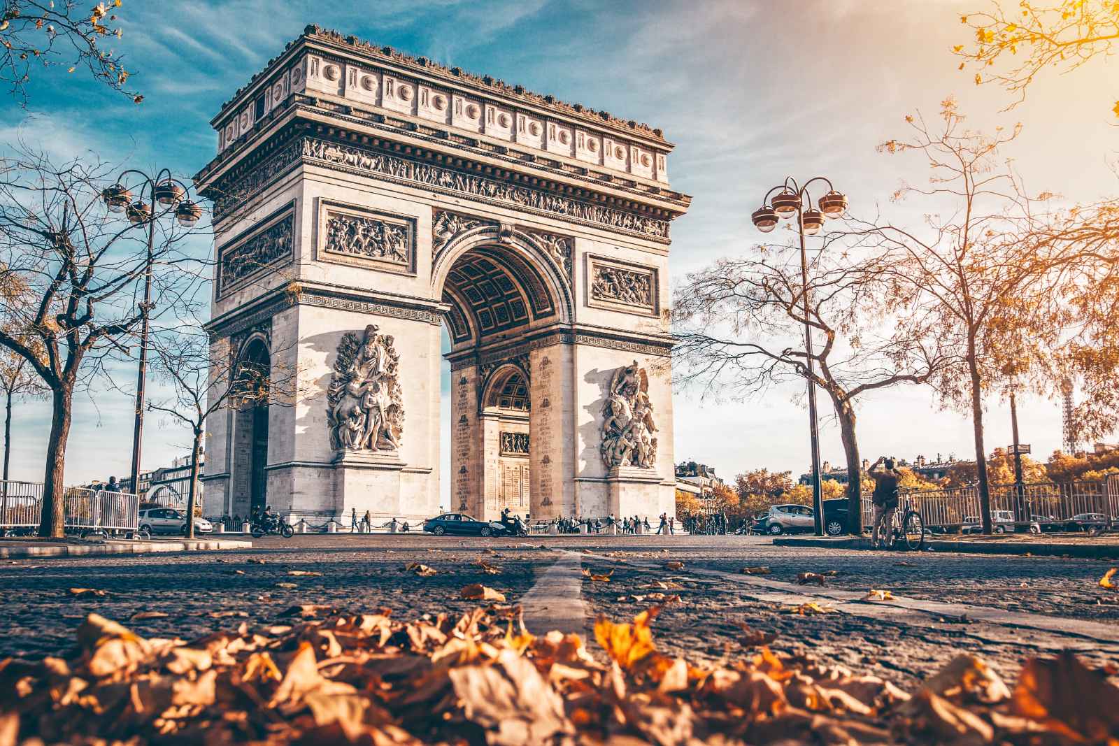 Paris in October Arc de Triomphe
