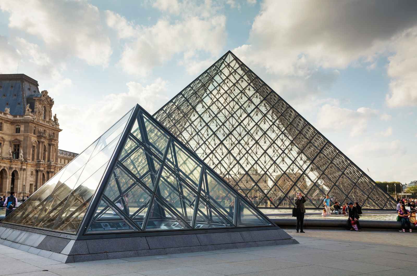 Paris in October Louvre Pyramid