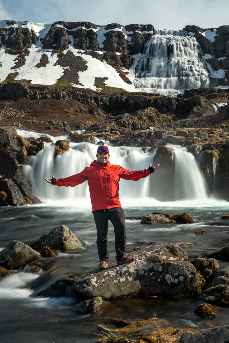 iceland travel Dynjandi waterfalls