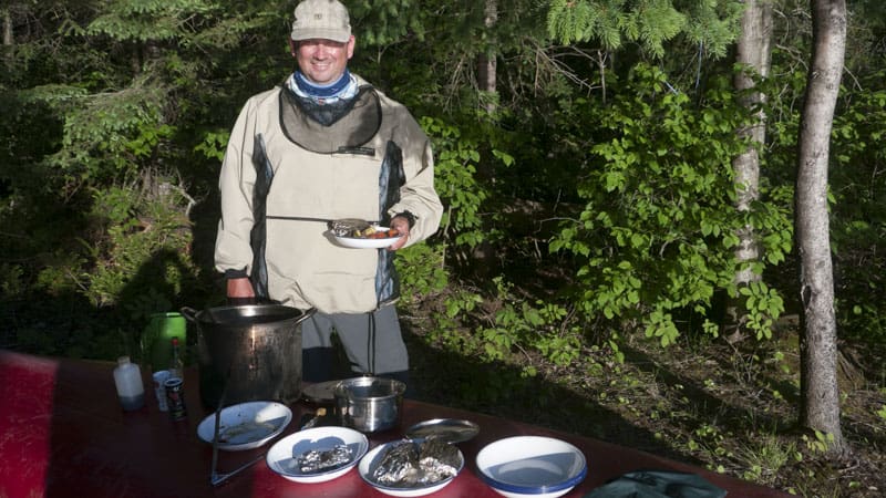 outdoor camp cooking 