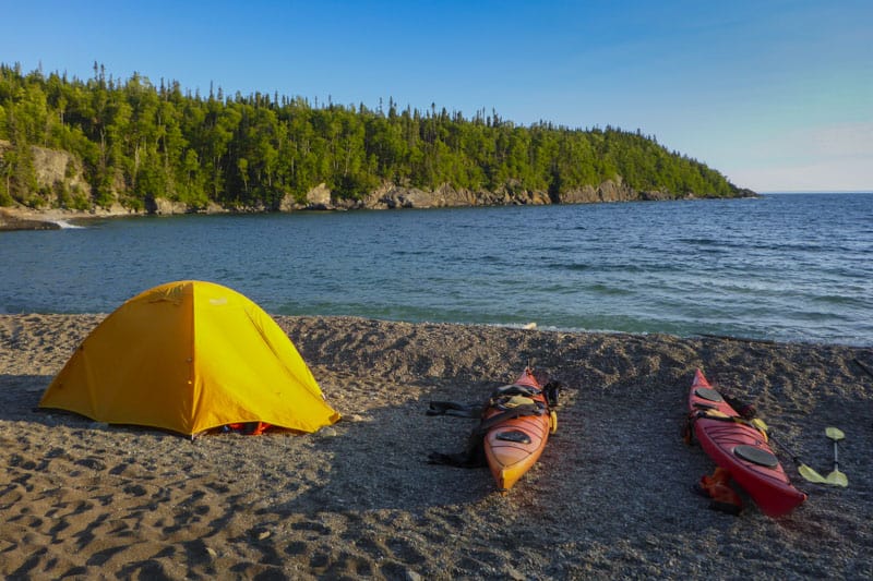 camping up north in Ontario 