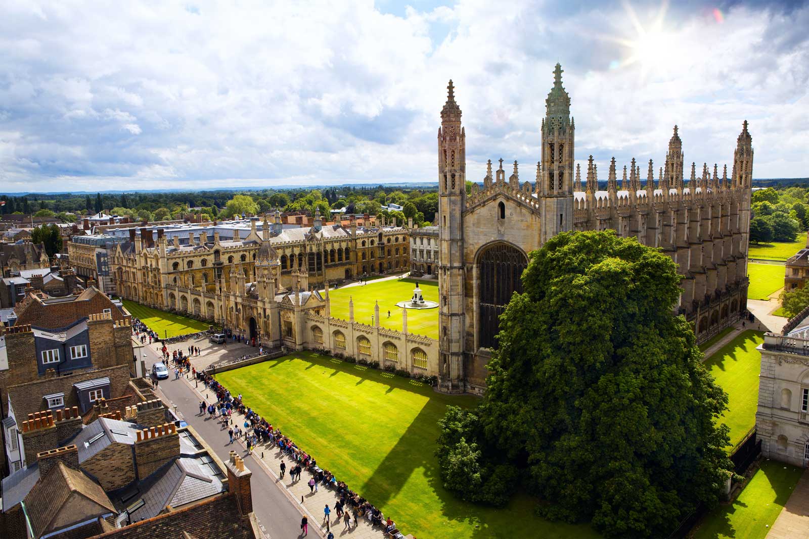 Cambridge city in England UK